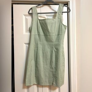 Cute Checkered Mini Dress